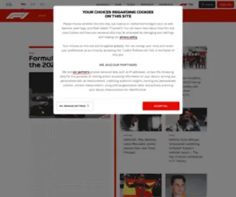 F1.com(The Official Home of Formula 1® Racing) Screenshot