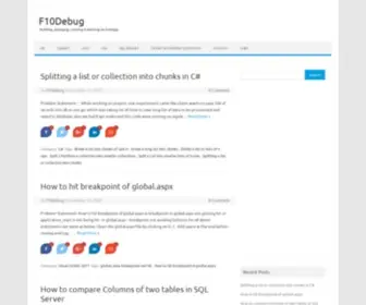 F10Debug.com(Net interview Questions) Screenshot