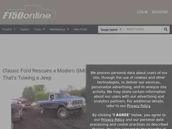F150Online.com Screenshot