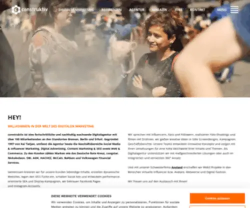 F1ELD.com(Construktiv: Agentur für digitales Marketing) Screenshot