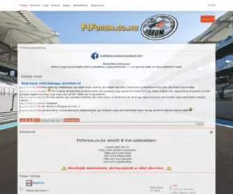 F1Forum.co.hu(F1 Fórum online közösség) Screenshot