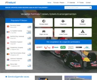 F1Reis.nl(F1 Reis) Screenshot