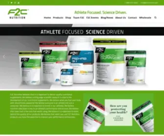 F2CDistribution.com(Athlete Focused) Screenshot