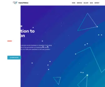F2Fdigmedia.com(FADE2FIKTION Transition to Ideation How we interact with people and do business) Screenshot