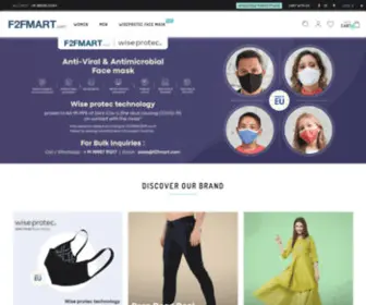 F2Fmart.com(Online Shopping Site for Fashion & Lifestyle products of Men & Women) Screenshot