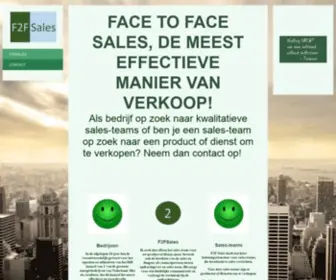 F2Fsales.nl(F2FSales) Screenshot