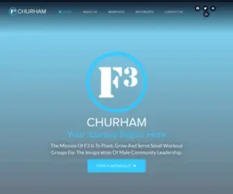 F3Churham.com(F3 Churham) Screenshot