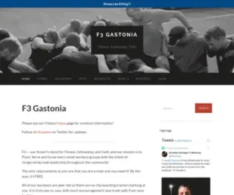 F3Gastonia.com(Fitness, Fellowship, Faith) Screenshot