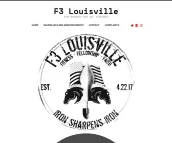 F3Louisville.com(Iron Sharpens Iron est) Screenshot