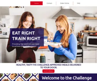 F45Challengemeals.ca(F45 Challenge Meals) Screenshot