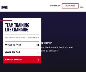 F45Training.co.nz(Life Changing Gym & Functional Team Training) Screenshot