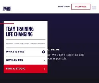 F45Training.com.au(Life Changing Gym & Functional Team Training) Screenshot