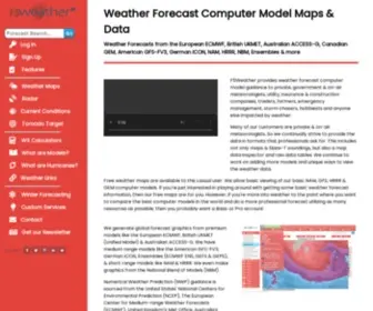 F5Weather.com(F5Weather Weather Forecasts & Models ECMWF UKMET ACCESS GEM ICON) Screenshot