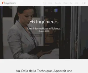 F6Ingenieurs.ch(F6 Ingénieurs) Screenshot
