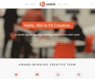 F8Creative.com(Digital Agency) Screenshot