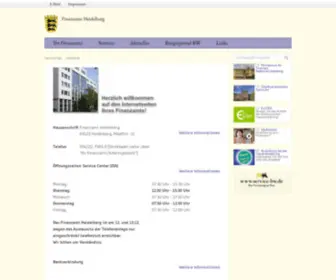 FA-Heidelberg.de(Finanzämter Baden) Screenshot