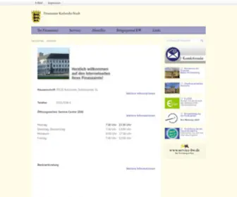 FA-Karlsruhe-Stadt.de(Finanzämter Baden) Screenshot