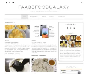 Faabbfoodgalaxy.com(Delicious recipes) Screenshot