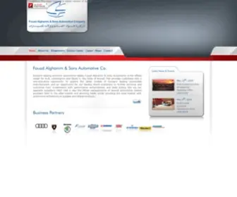 Faa.com.kw(Fouad Alghanim & Sons Automotive Company) Screenshot