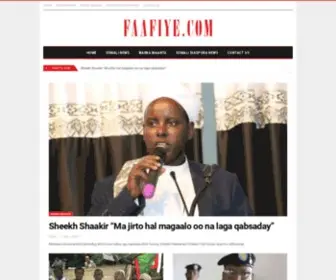 Faafiye.com(Somali News) Screenshot