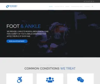 Faaic.com(Foot and Ankle Injury Centre) Screenshot
