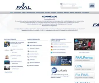 Faal.com.br(Faculdade de Administração e Artes de Limeira) Screenshot