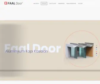 Faaldoor.com(Alüminyum Ayarlı Kapı Kasaları Modern Çözümler) Screenshot