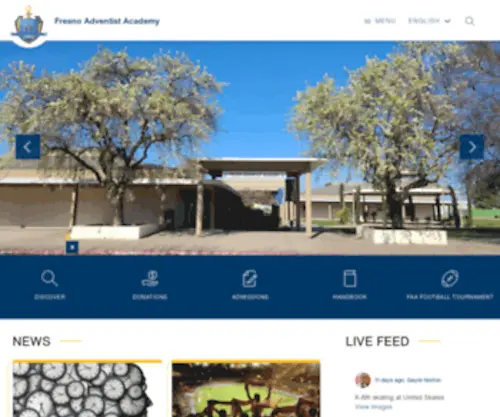 Faa.org(Fresno Adventist Academy) Screenshot