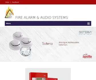 Faas.co.in(Fire Alarm and Audio System) Screenshot