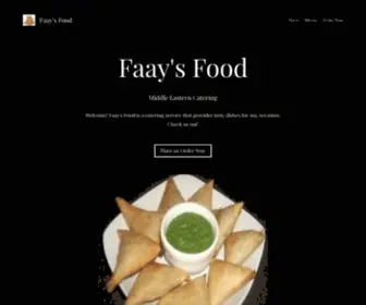 Faaysfood.com(Faay's Food) Screenshot