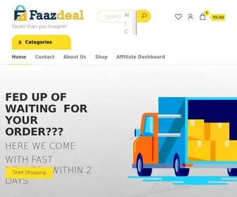 Faazdeal.com(We are a group of 5 members who have started an e) Screenshot