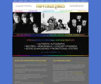 Fab4Collectibles.com(Fab 4 Collectibles) Screenshot