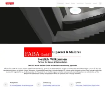 Faba-GMBH.ch(Faba GMBH) Screenshot