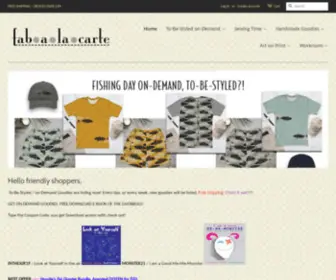 Fabalacarte.com(Original Branding Goodies & DIY) Screenshot