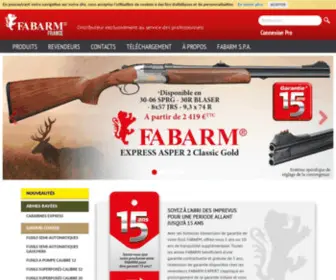 Fabarm.fr(Fabarm France) Screenshot