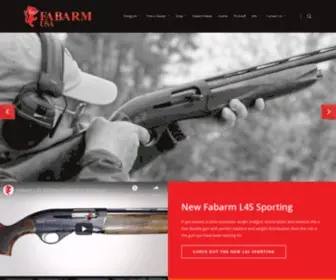 Fabarmusa.com(Fine Italian Shotguns) Screenshot