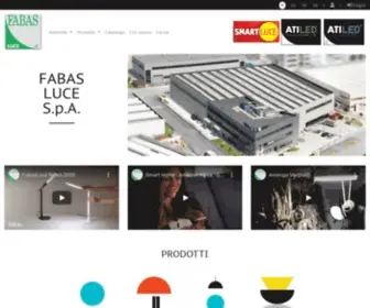 Fabasluce.it(Fabas Luce S.p.A) Screenshot