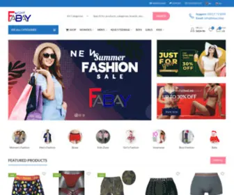 Fabay.shop(Branded Online Clothing Shop in Bangladesh) Screenshot