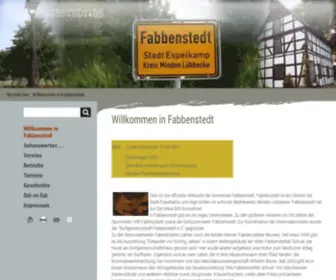 Fabbenstedt.de(Willkommen in Fabbenstedt) Screenshot