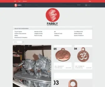 Fabbly.com(3D printing marketplace) Screenshot