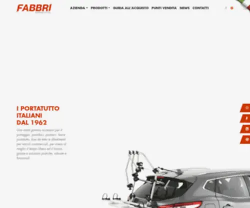 Fabbri.info(Accessori auto per il portaggio Made in Italy) Screenshot