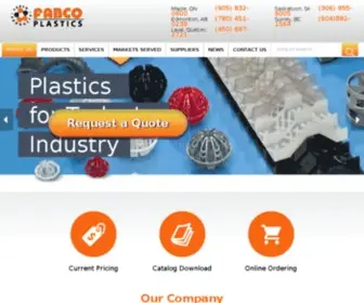 FABCOplastics.com(Industrial Plastic) Screenshot