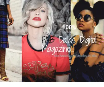 Fabdallasmag.com(Your source for the hottest Trends in Fashion and Beauty) Screenshot