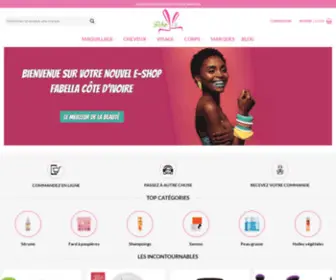 Fabellashop.ci(Fabellashop Côte d'Ivoire) Screenshot