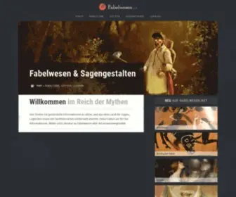 Fabelwesen.net(Sagengestalten & mystische Wesen) Screenshot