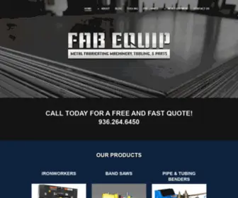 Fabequip.com(Fab Equip) Screenshot