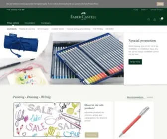Faber-Castell.co.uk(Official Website of Faber) Screenshot