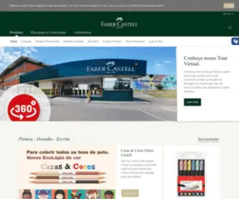 Faber-Castell.com.br(Site oficial da Faber) Screenshot