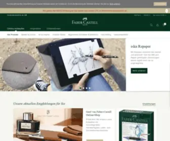 Faber-Castell.de(Willkommen im ONLINESHOP von Faber) Screenshot