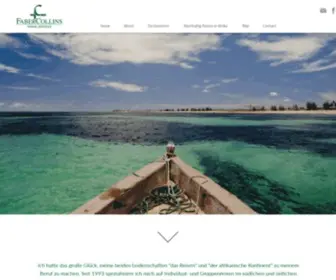 Fabercollinstravel.com(FaberCollins Travel) Screenshot